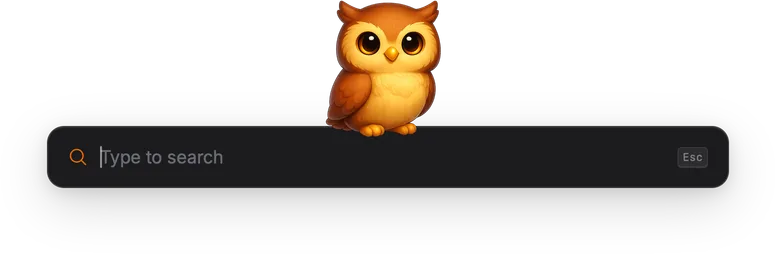 Torchsnap launcher with the search bar open