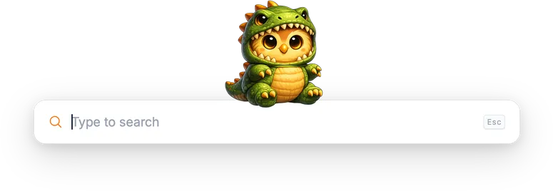 Launcher with Snappy in default centered mode wearing a costume